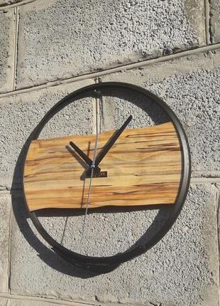 Часы круглые лофт, уникальные настенные часы, необычные настенные часы6 фото