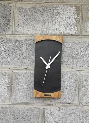 Настенные часы из дуба, уникальные настенные часы, необычные настенные часы2 фото