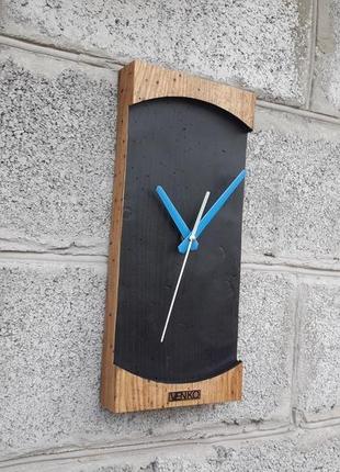 Настенные часы из дуба, уникальные настенные часы, необычные настенные часы5 фото