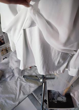 Белая шифоновая блузка от esmara4 фото