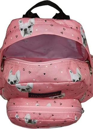 Маленький молодіжний рюкзак 10l jansport half pint рожевий6 фото