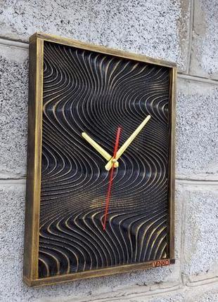 Дизайнерские деревянные часы, настенные часы, уникальные настенные часы, деревянные часы1 фото