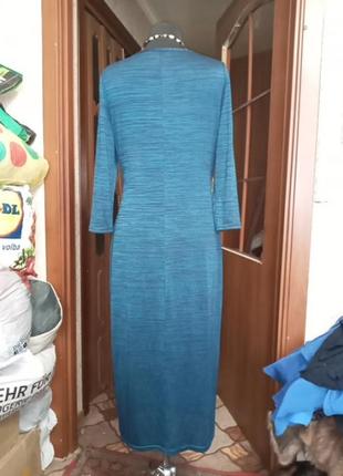 Платье в пол,новое,вискоза+ п/э,р.18  молдова,ц.275 гр.3 фото