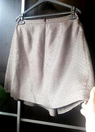 Новая, блестящая, оригинальная юбка спідниця. вискоза, акрил7 фото