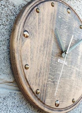 Сучасні круглі дерев'яні годинники, настінні годинники, унікальні настінні годинники7 фото