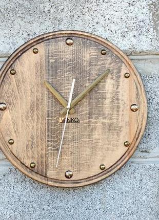Сучасні круглі дерев'яні годинники, настінні годинники, унікальні настінні годинники1 фото