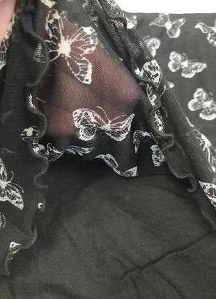 Трикотажна спідниця/ міні спідниця принтована / мини юбка летняя на подкладке5 фото