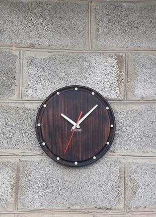 Настенные часы в современном дизайне, необычные настенные часы, деревянные часы7 фото