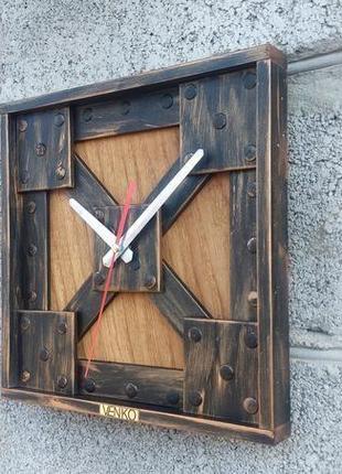 Настенные часы в современном дизайне, деревянные настенные часы5 фото