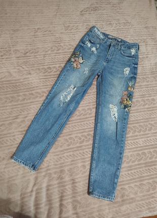 Ексклюзивні джинси мом2 фото