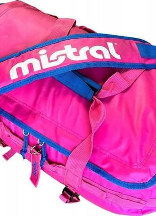 Оченка! прогумована дорожня сумка 45l mistral duffle bag рожева3 фото