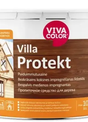 Viva color villa protekt просочувальний засіб для дерев 10л.