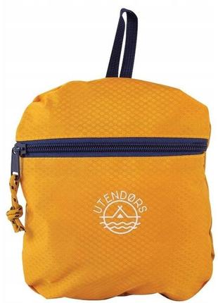 Легкий складаний рюкзак 13l utendors синій з жовтогарячим5 фото