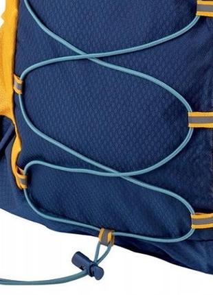 Легкий складаний рюкзак 13l utendors синій з жовтогарячим6 фото