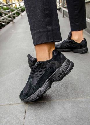 Кроссовки adidas yung 1 black кросівки5 фото