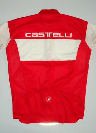 Велофутболка castelli ruota jersey fz red 2019 оригінал (2xl)4 фото