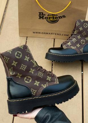 Черевики dr martens jadon x louis vuitton ( осінь ) черевики