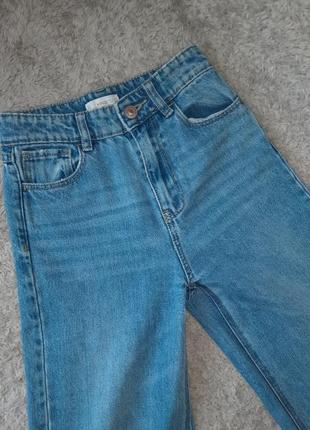 Джинсы палаццо, штаны джинсовые широкие для девочки подростка р.xxs3 фото