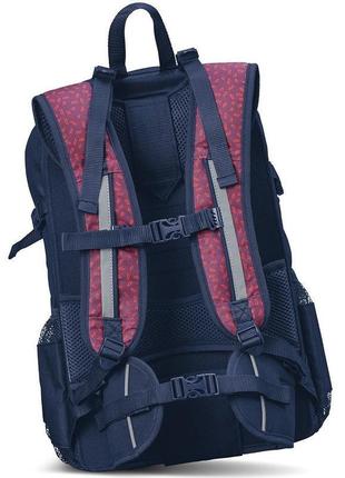 Міцний міський рюкзак із посиленою спинкою topmove 22l синій з...3 фото