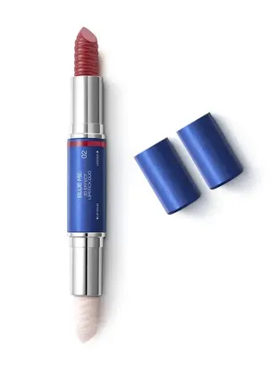 Подвійна помада kiko milano blue me 3d effect lipstick duo1 фото