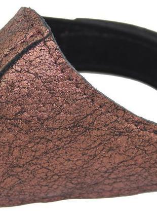 Автоп'ята шкіряна для жіночого взуття темно-коричнева 608835-193 фото