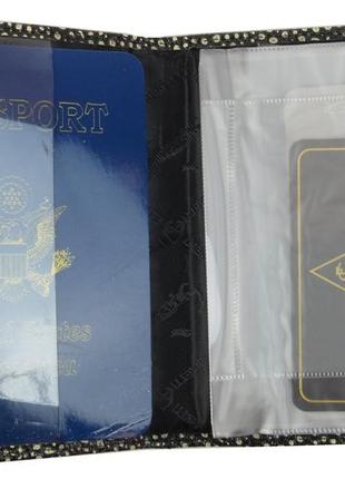 Шкіряна обкладинка на паспорт, загранпаспорт giorgio ferretti ...4 фото