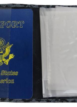 Шкіряна обкладинка на паспорт, загранпаспорт сніговий барс gio...4 фото