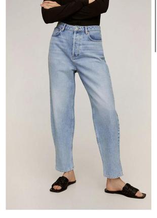 Medium wash fit balloon jeans (джинсы mango) в 34 размере