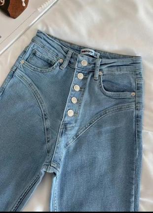 Джинсы палаццо fon