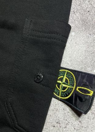 Джогери stone island black cotton6 фото