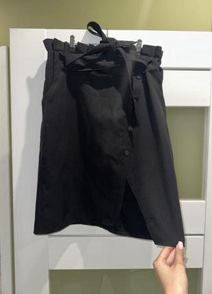 Длинная юбка юбочка юбочка с разрезом разрез на запах2 фото