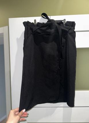 Длинная юбка юбочка юбочка с разрезом разрез на запах4 фото