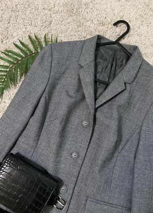Базовый винтажный шерстяной пиджак3 фото