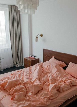 Комплект постельного белья из вареного хлопка  leglo apricot5 фото