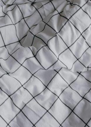 Комплект постельного белья из вареного хлопка leglo grid5 фото