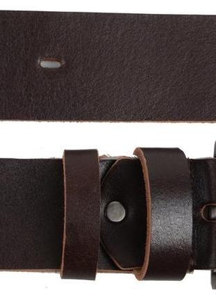 Широкий чоловічий шкіряний ремінь під джинси skipper 1395-45 т...2 фото