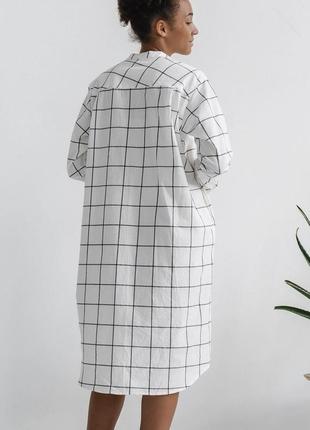Платье-рубашка leglo grid6 фото