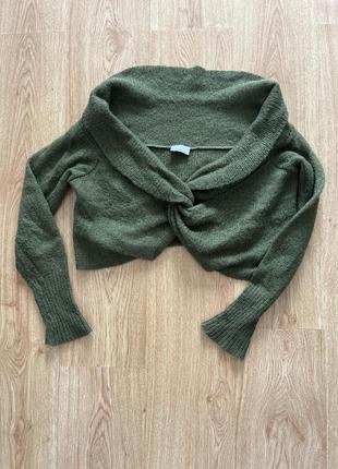 Вʼязаний светр, кофта , топ в сіточку4 фото