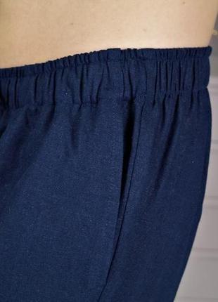 Мужские штаны из натурального льна3 фото