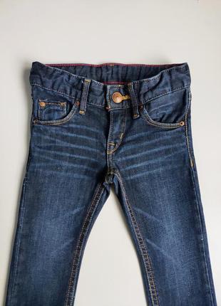 Дитячі сині вузькі джинси h&m 1,5-2 роки3 фото