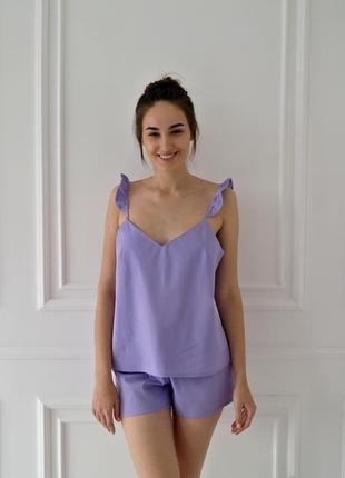 Пижама из натурального льна linen pyjamas