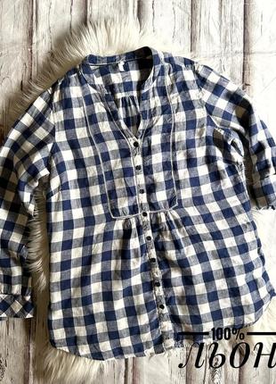 Лляна сорочка вільного крою marks&spencer