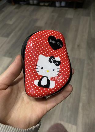 Tangle teezer compact mini styler расческа расческа с крышкой hello kitty1 фото