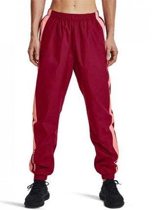 Спортивні штани under armour wo rush woven maroon оригінал