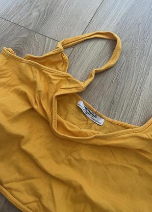 Топ на бретельках zara яскравий літній