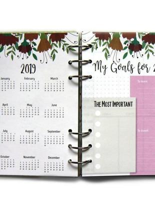 Датований щоденник (планер, ежедневник) my cozy planner рожевий4 фото
