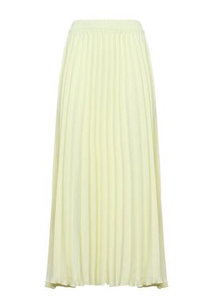 Длинная юбка юбка плиссе, тонкая классная на лето2 фото