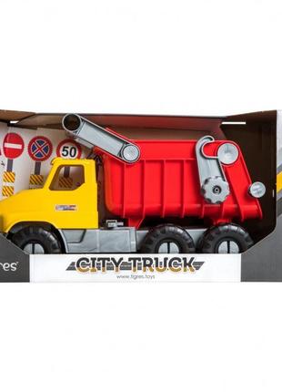 Іграшковий самоскид "city truck" 39368 з рухомими частинами2 фото