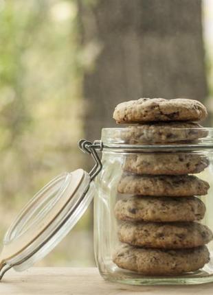 Печенье с кусками шоколада и миндаля/chocolate chunk cookies with almonds1 фото