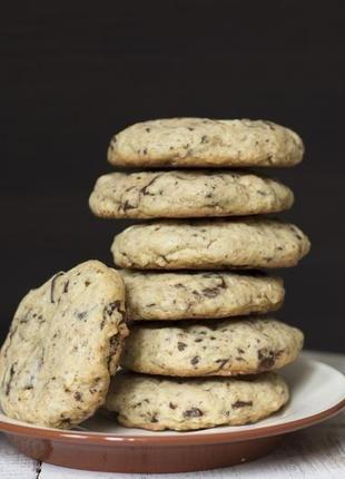 Печенье с кусками шоколада и миндаля/chocolate chunk cookies with almonds2 фото